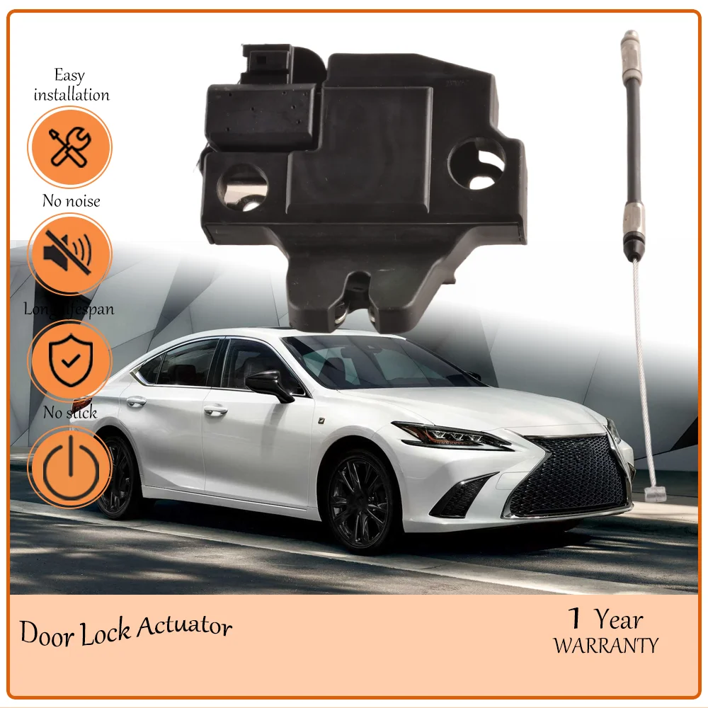 Power Trunk Lid Lock Actuator,Fit for 2007-2012 Lexus ES350 Sedan, Rear tailgate latch with cable rod,oem 64600-33140,6460033140