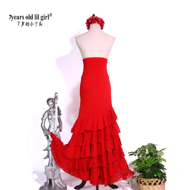 Flamenco Hip Flounce Dress Is A Popular Dance Wear Brand DTT03