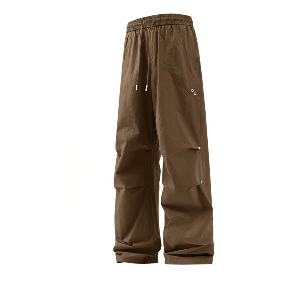 Invisible Open Crotch Outdoor Sex Men's Trekking Pants Cargo Streetwear Loose Pocket Casual Summer New Paratrooper Trousers