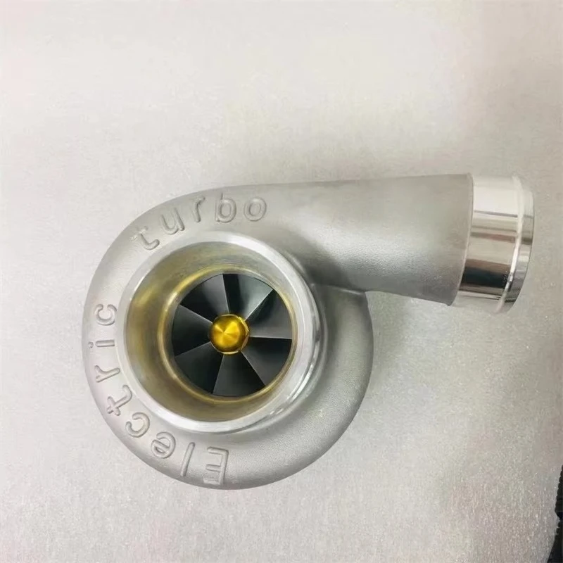 Universal 12V Thrust Electric Turbo Charger Assembly Air Filter Intake Kit For Auto Motorcycle Speed Performance Upgrade Parts