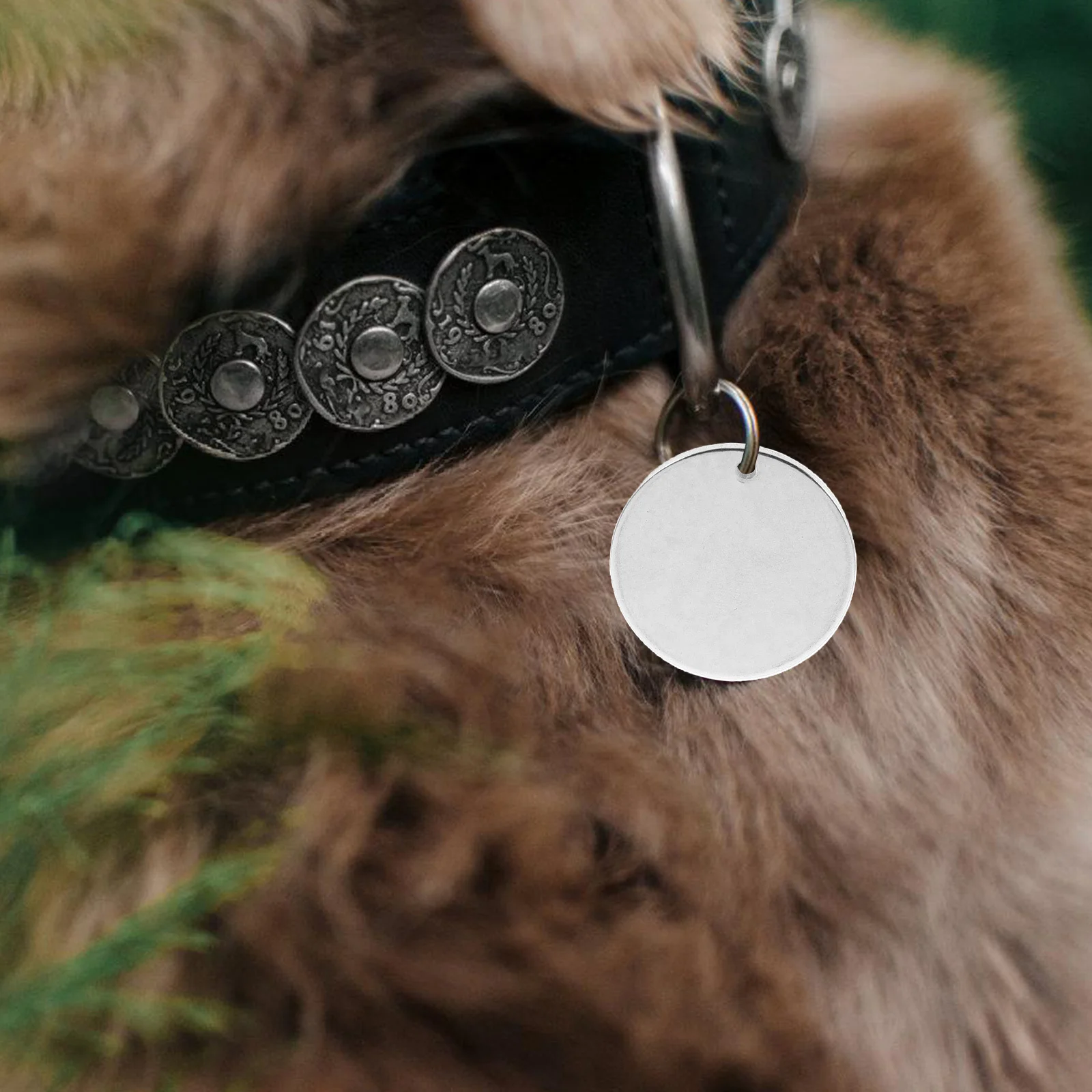 

100pcs Metal Pendants Stainless Steel Round Blank Tags 25Mm Diy Engraving Charms For Jewelry Making Pet Name Tags Stamping