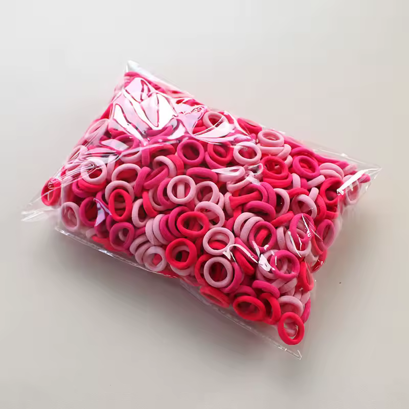 100/300/500Pcs Hair Bands for Children Colorful Nylon Scrunchie Hair Ties Rubber Band Kids Elastic Leagues Girl Hair Accessories - Image 22