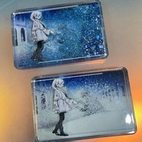 Frieren: Beyond Journey'S End Himmel Quicksand Mahjong Flow Ma Animation Surrounding Acrylic Card Brick Ornaments Birthday Gift