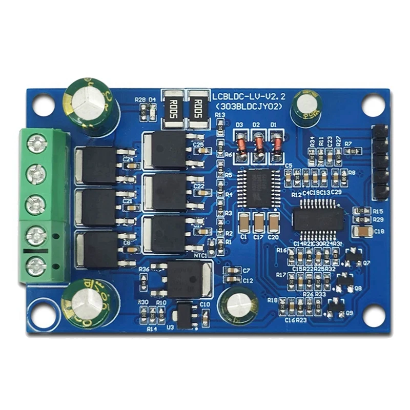 Модуль платы драйвера двигателя JY02 Бесщеточный двигатель постоянного тока Холла Плата драйвера SPWM Режим вождения 12-37 В Модуль ввода