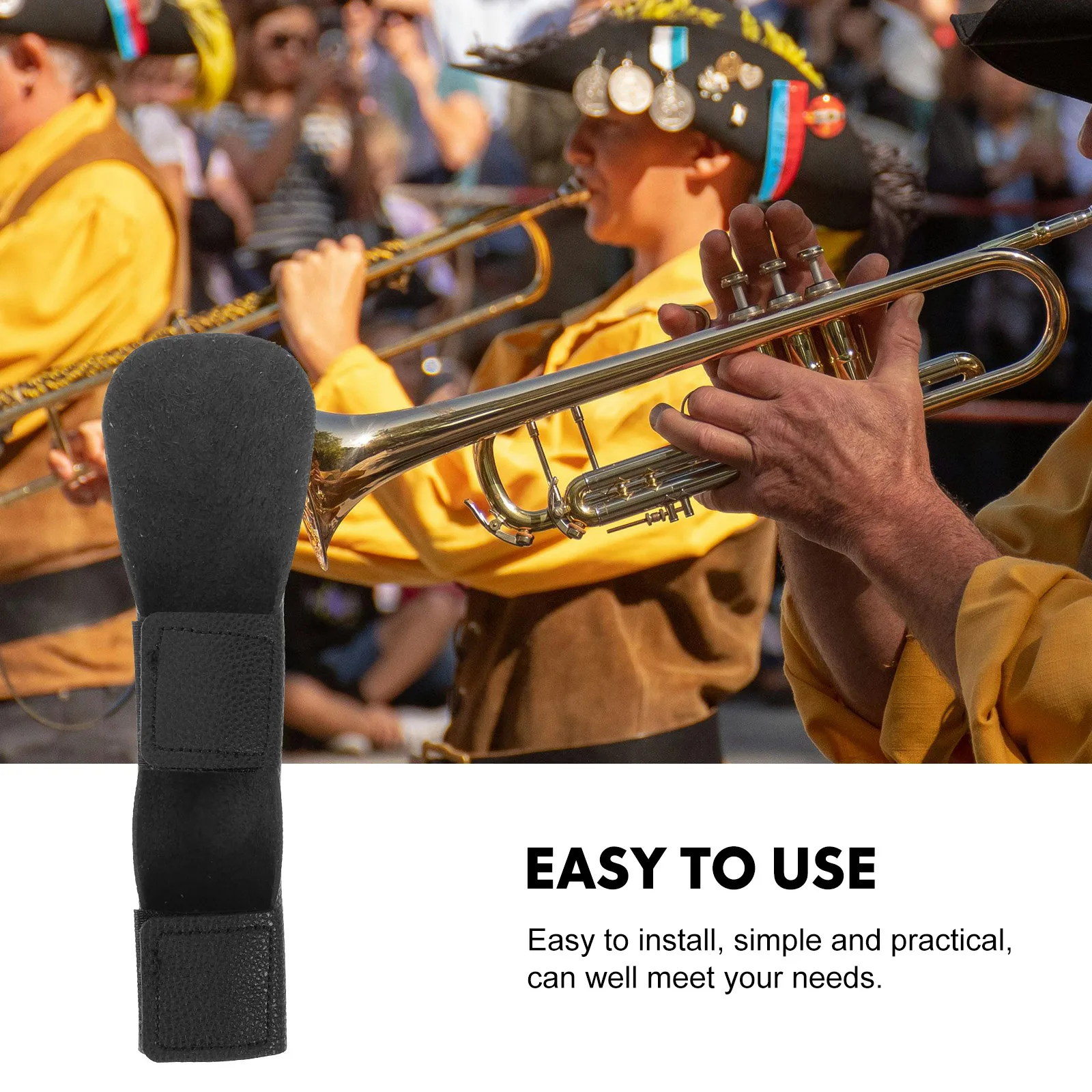 

Trombone Finger Guard Durable Microfiber Protector Neck Sleeve Scratch Resistant Long-Lasting Trombone Accessories