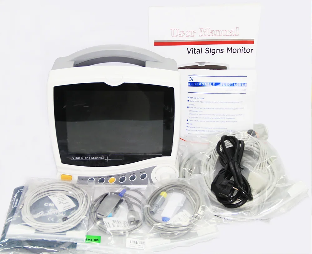 Multipara Patient Monitor 8 Inch CMS6800 Portable EC--G NIBP Vital  Cardiac System