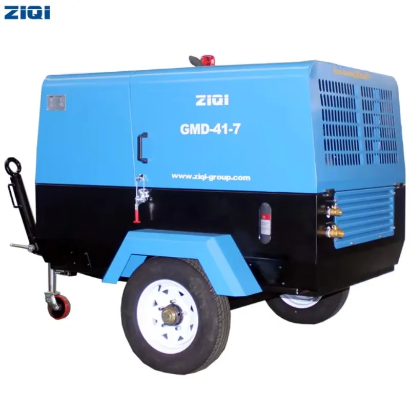 Portable Air Compressor Machine for Sandblasting
