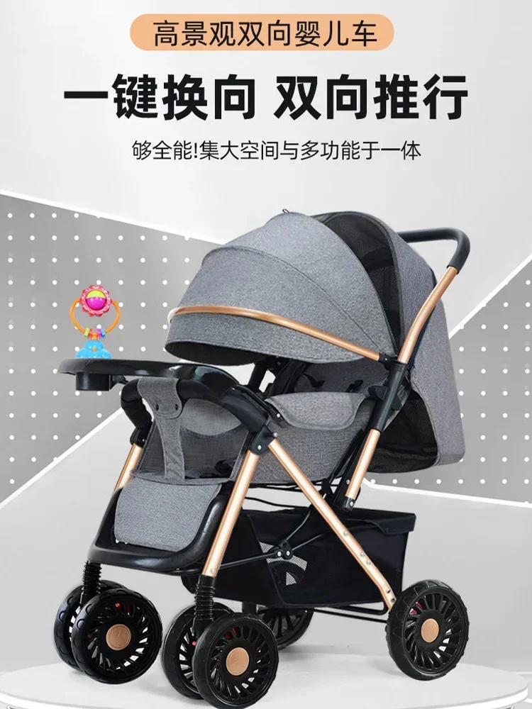 Baby Strollers Can Be Seated or Reclined Lightweight Foldable for Children Great Tool for Walking Children