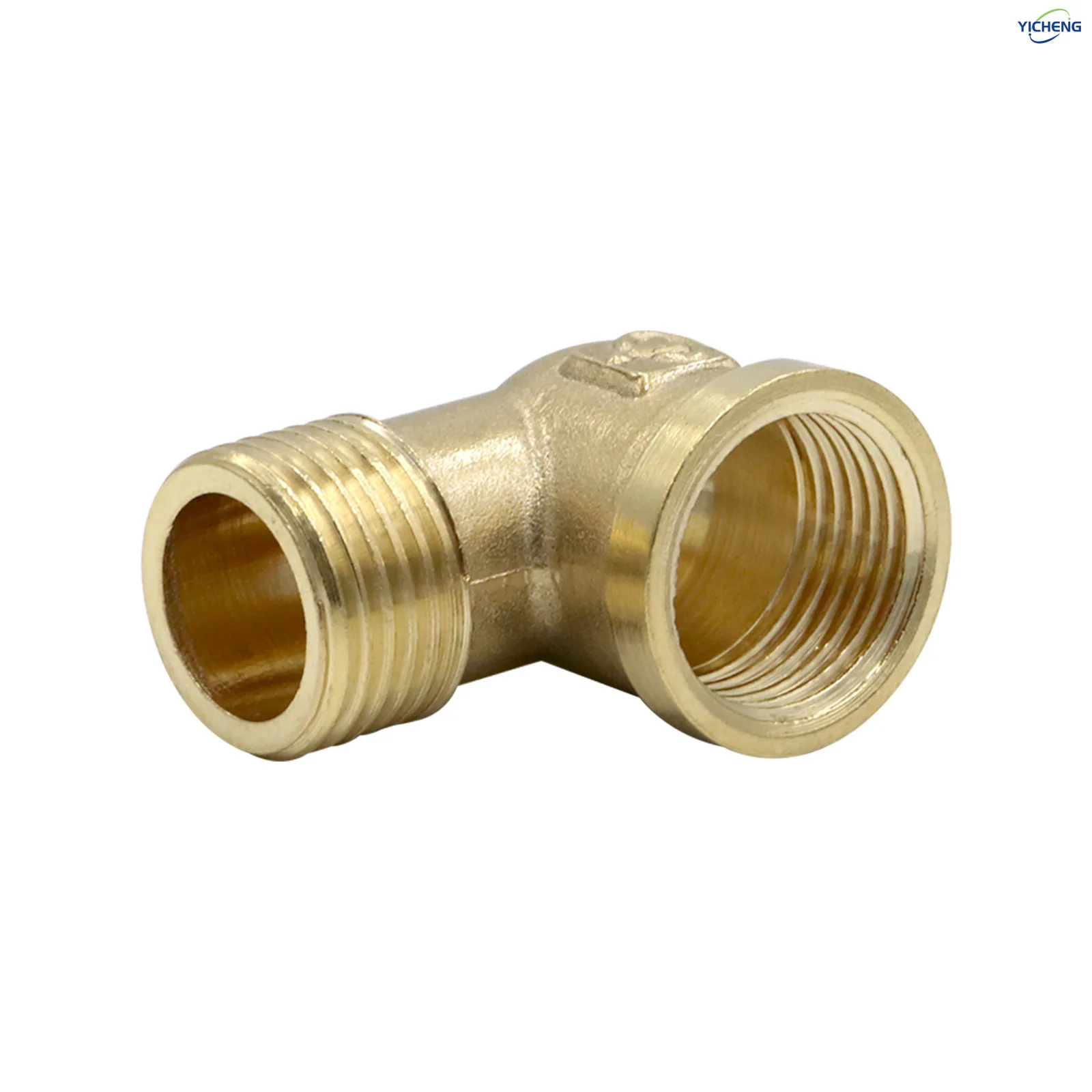 Winkelmetalle Messing Rohrverschraubung Außenrohr Innengewinde Rohradapter (5 Stück)