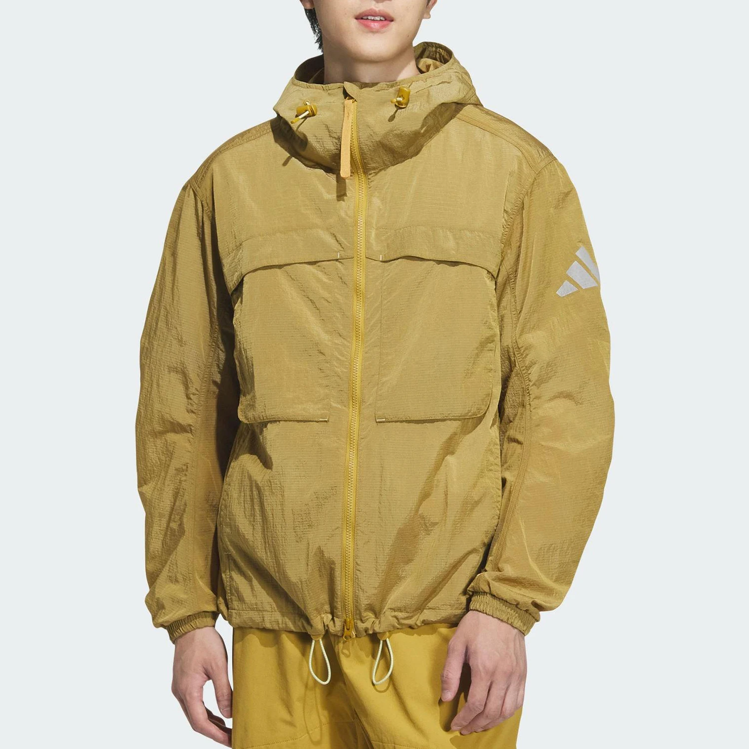 Adidas genuine hooded lightweight men's sports and leisure jacket jacket JM2047
