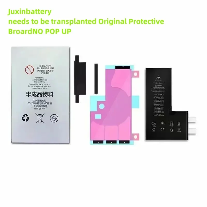 For Apple XR X Xs 11 12 13 Pro Max Mini SE  For iPhone Rechargeable Battery Capacity Battery Cell