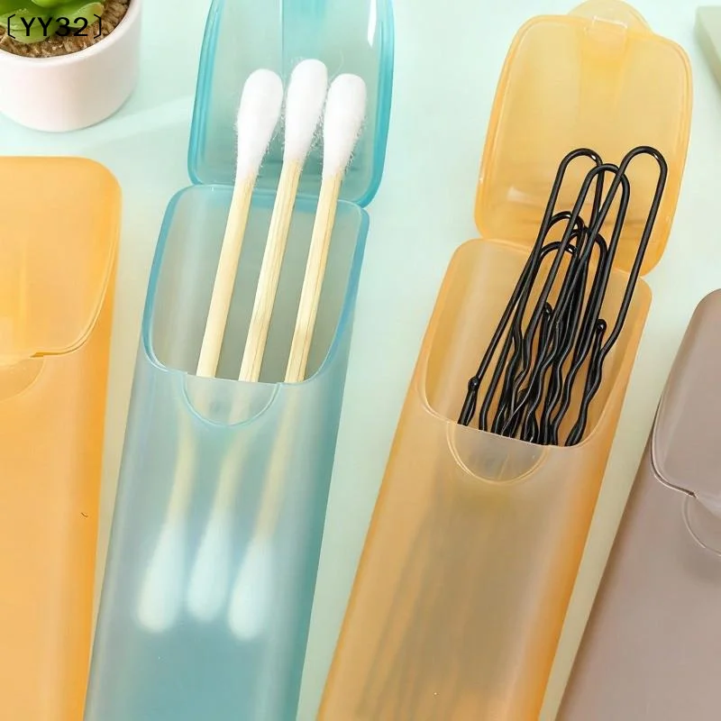 Mini Organizer Boxes PP Plastic Pill Case Floss Cotton Swab Container Toothpick Dispenser Capsule Storage Box Dustproof〔YY32〕