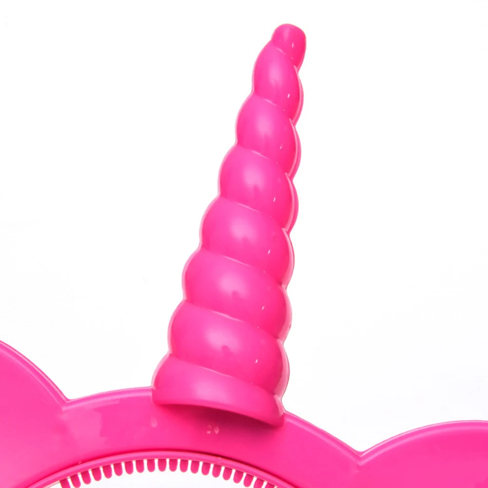 

3 Pcs Unicorn Headband Luminous Hair Accessories for Women Hairwear Hoop Halloween