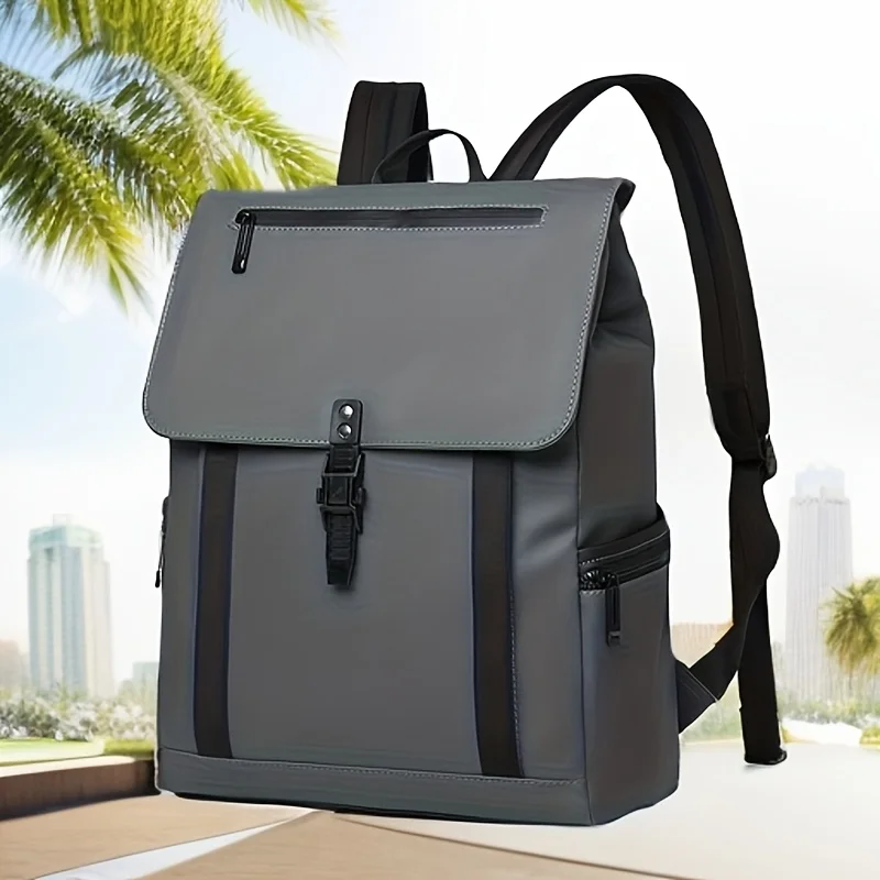 حقيبة ظهر كاجوال جديدة للرجال للخروج بسعة كبيرة حقيبة ظهر للكمبيوتر حقيبة مدرسية عصرية خفيفة الوزن للطلاب #1