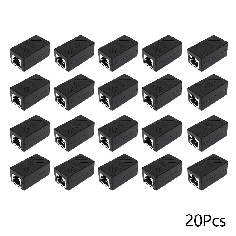 1/5/10/20 stücke RJ45 Koppler Ethernet Kabel Koppler LAN Stecker Cat7 Cat6 Cat5e Ethernet Kabel Extender Adapter Buchse auf Buchse