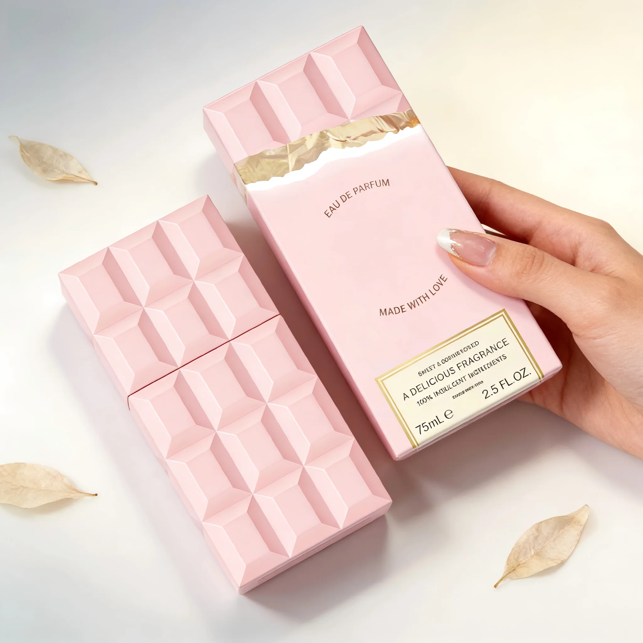 

Pink Chocolate Women's Perfume, Tangy Lychee and Floral Fragrance with Musky Notes, Playful Sophisticated Scent