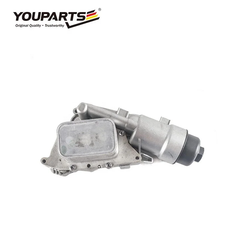 YOUPARTS Oil Filter Housing 11428585235 aluminium impeller engine transmission Oil Cooler For  mini cooper s