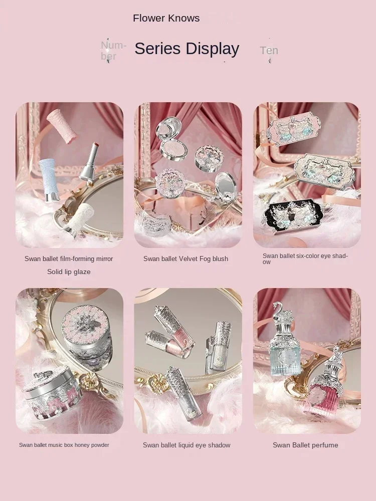 Flower Knows Swan Ballet Full Set of Makeup Allin Large Gift Box