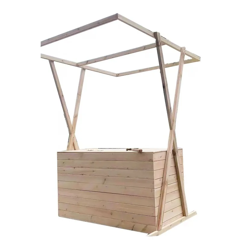 Solid wood mobile trucks, scenic parks, tourist stalls, foldable and movable