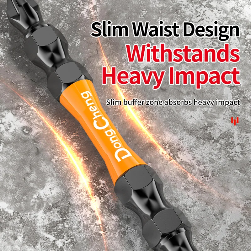 PH2 Phillips Bit Double Ended Magnetic S2 Alloy Steel Torsion Zone Impact Hex Shank Anti Rust Screwdriver Bit Power Tool Part