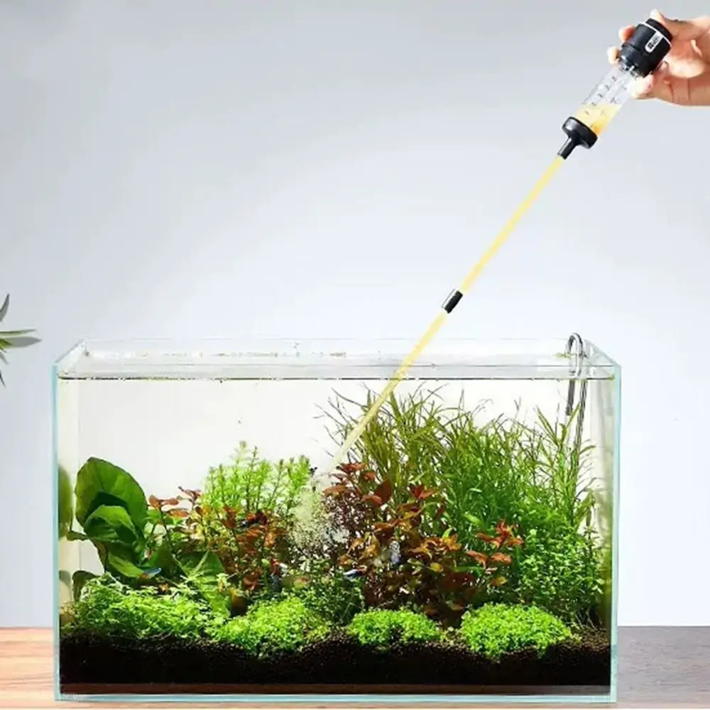 

Пластиковый инструмент для удаления отходов из аквариума, съемный, с удлинительной трубкой, для замены воды в аквариуме, с мощным всасыванием