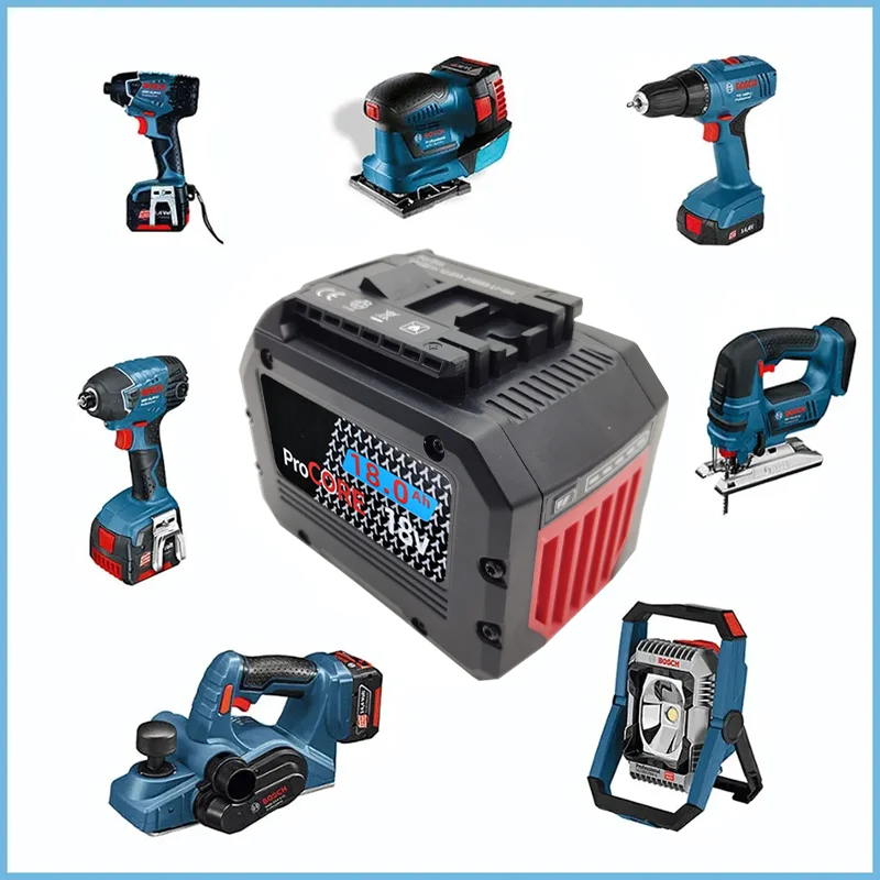 100% الأصلي 18 فولت 18Ah ProCORE بطارية قابلة للشحن لبوش أدوات لاسلكية BAT618 GBA18V80 21700 عالية الطاقة 5C بطارية الطاقة #6