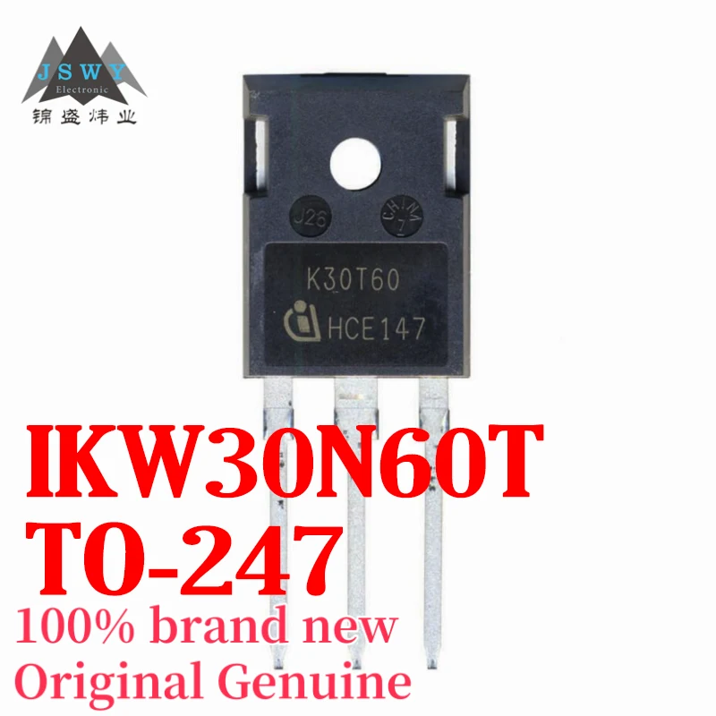 

(5/50 pcs) IKW30N60T IKW30N60 Silk-Screen K30T60 TO-247 Integrated Circuit IC In Stock Large Inventory Electronics