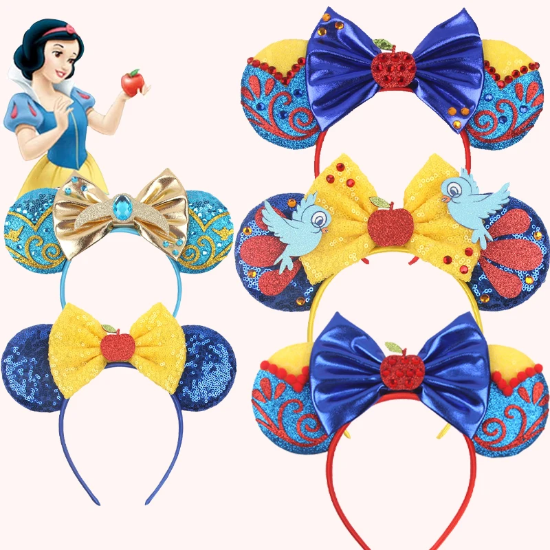 2026 Neue Mausohren-Stirnbänder für Mädchen und Frauen, Apfel-Dekorationsohren, Haaraccessoires, Damen-Königinnen-Haarband – Detail 9