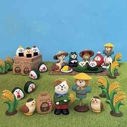 Japanese Harvest Season Scene Decoration ZAKKA Fashion Play Gift Scarecrow Cat Toy DIY Resin Craft Small Decoration