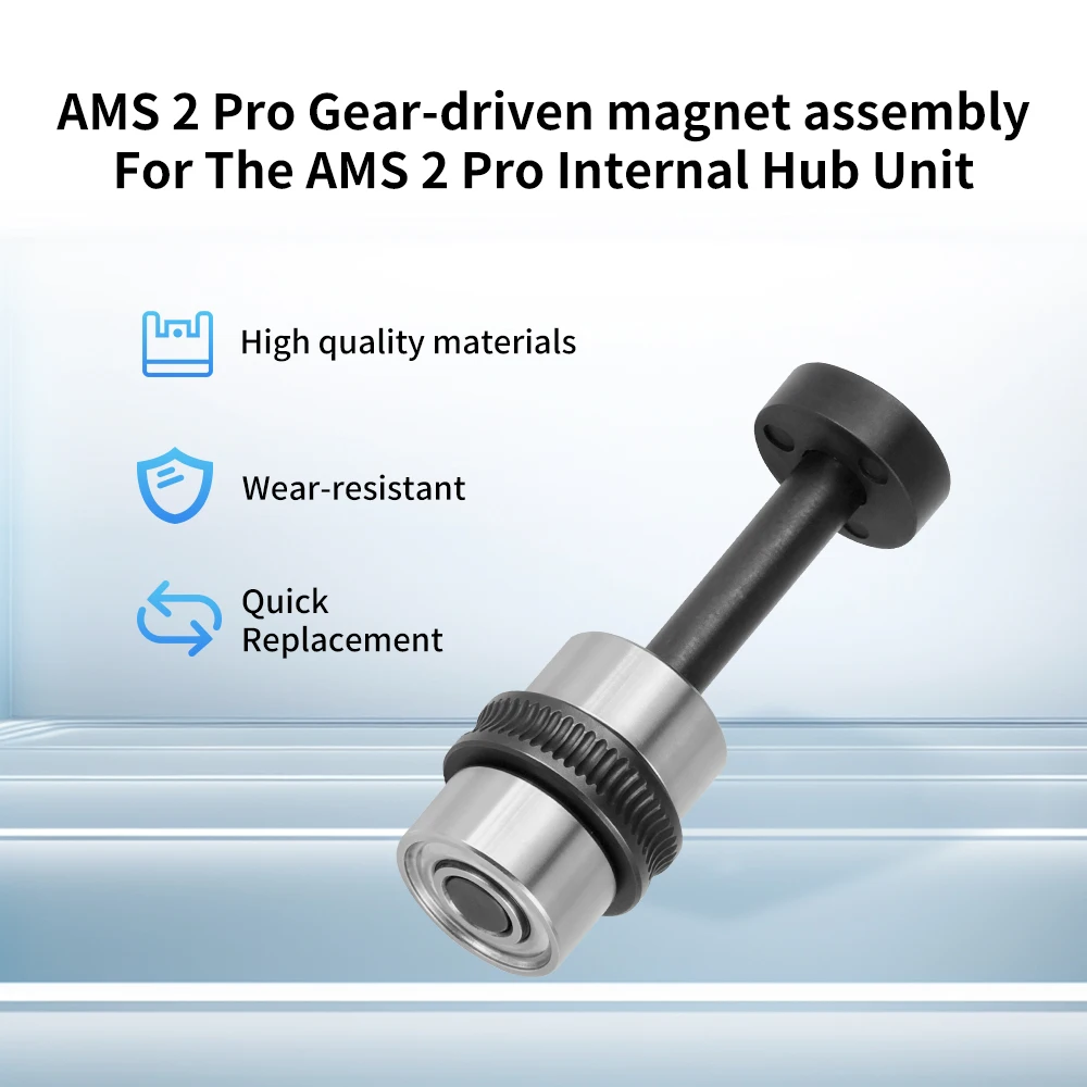 AMS1/AMS2 Pro Getriebe-Kit Stützwellen-Baugruppe für Bambu Lab AMS, gehärteter Stahl, magnetbetriebener interner Nabenantrieb, 3D-Drucker-Teile – Detail 11