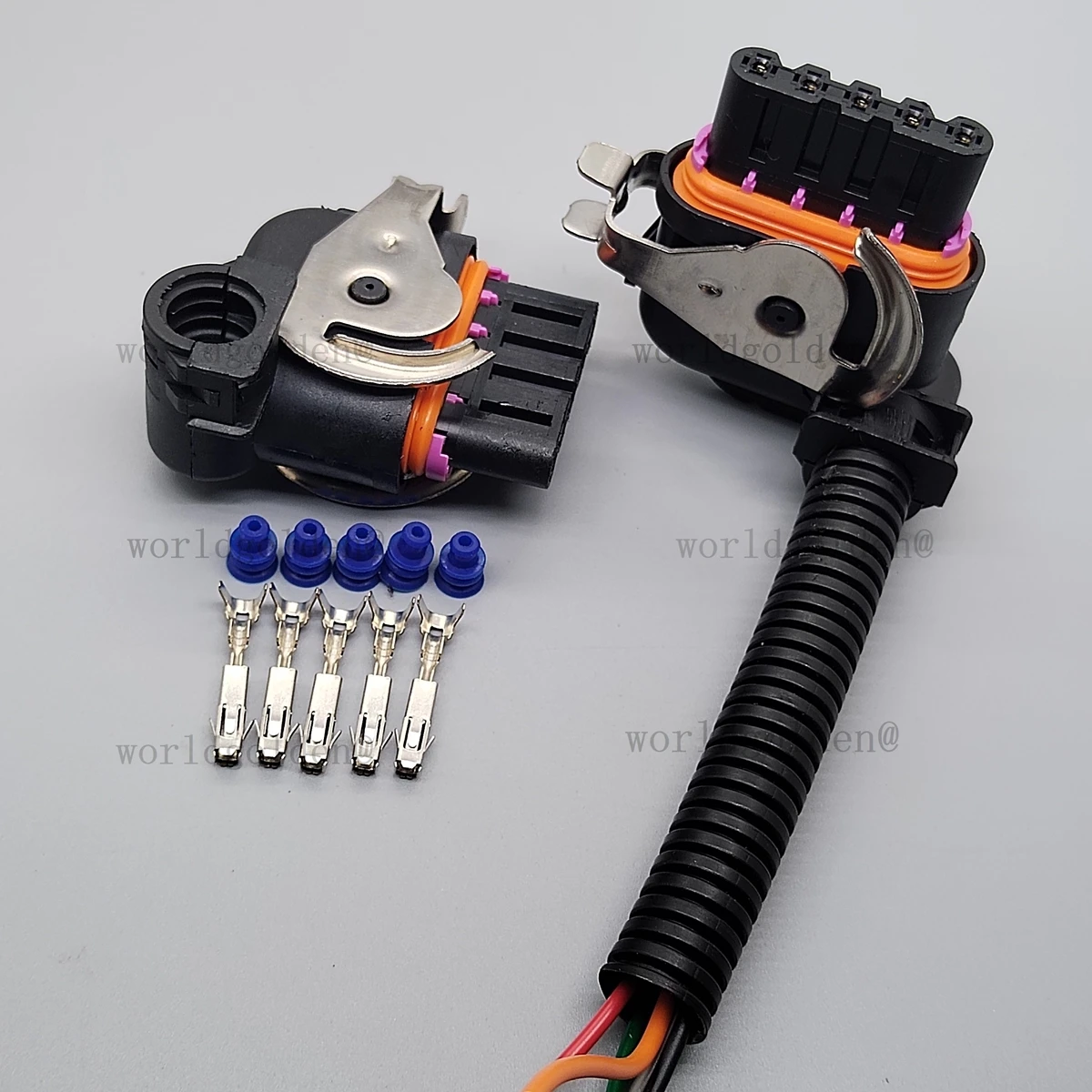 5Pin Wiper Motor Waterproof Socket Plug for Great Wall Haval Geely Emgrand Hafei Harness Troubleshooting Fix car connector
