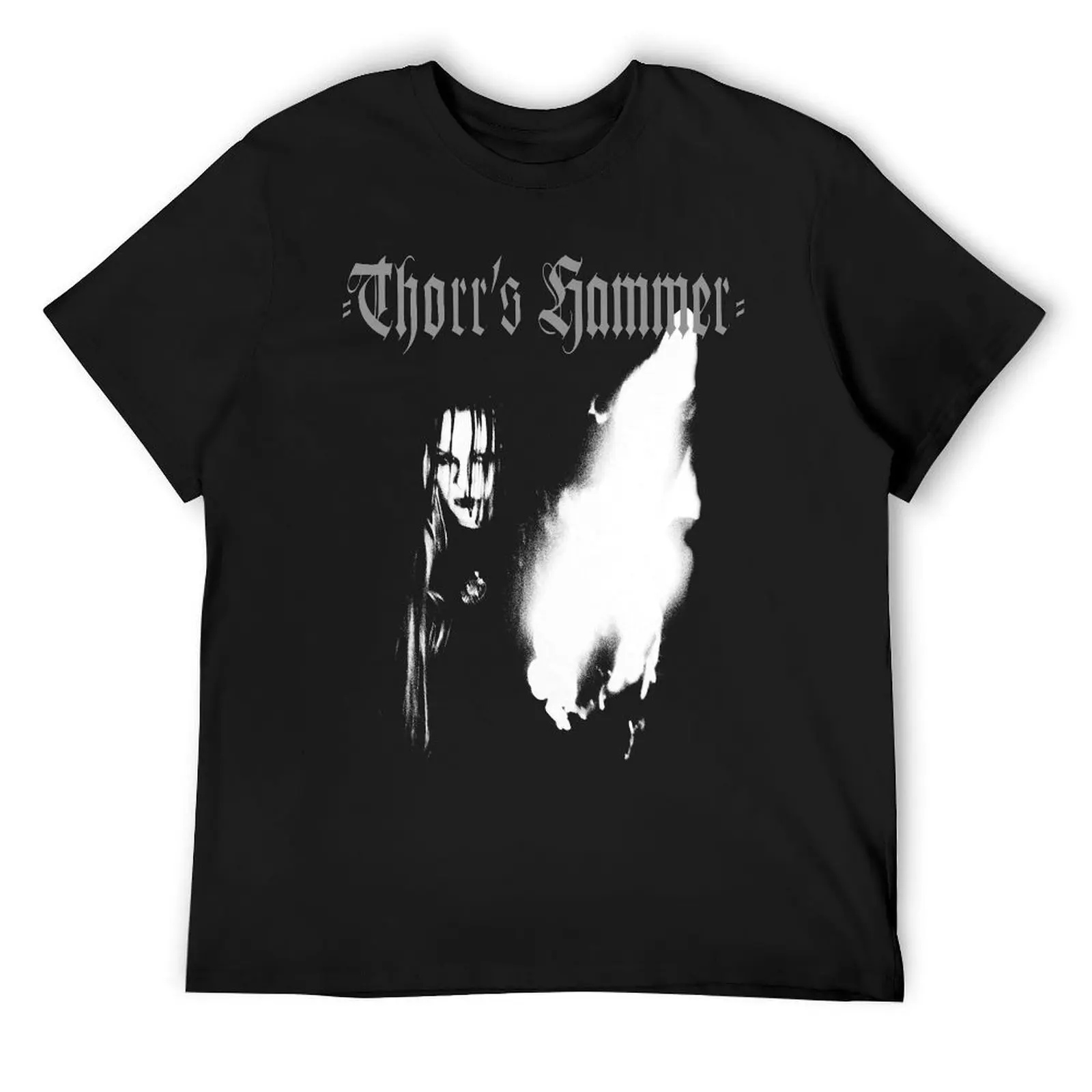 Thorr's Hammer T-Shirt T-shirts man blue lock luxury designer funny t shirts men