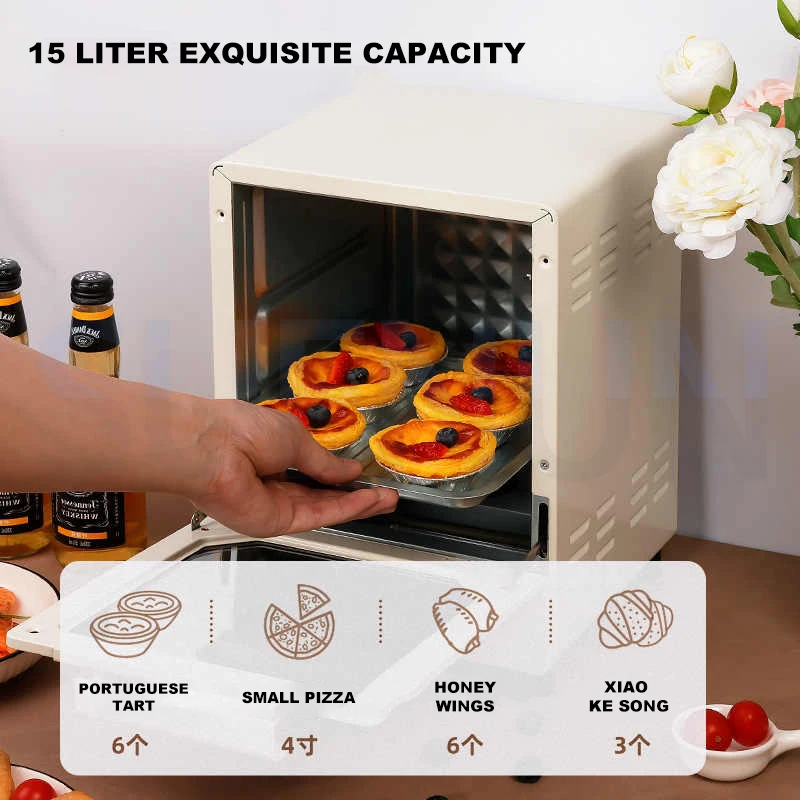 Electric Oven Visual Window Household Oven Microwave Oven All-in-one Machine Cake Bread Chicken Wings Oven Adjustable Temperatur