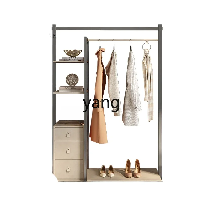 CCL minimalist chest integrated stainless steel floor rack multi-functional storage hanger