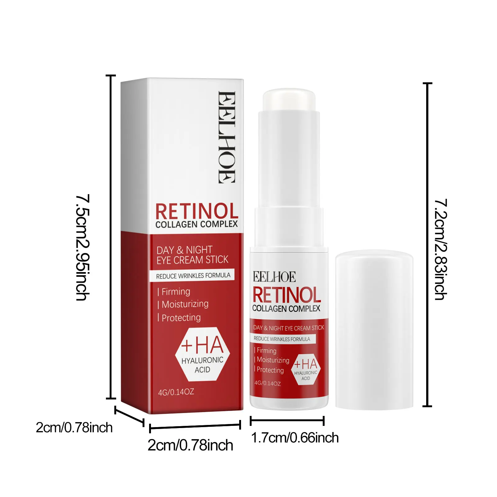 Retinol Augencreme Kollagen Multibalm Stick Reduziert Falten Augenringe Hyaluronsäure Anti-Augenringe Schwellungen Augenpflegeprodukte – Detail 7
