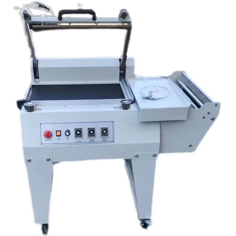 A set of electric L-shaped semi-automatic sealing and cutting machine shrinking machine