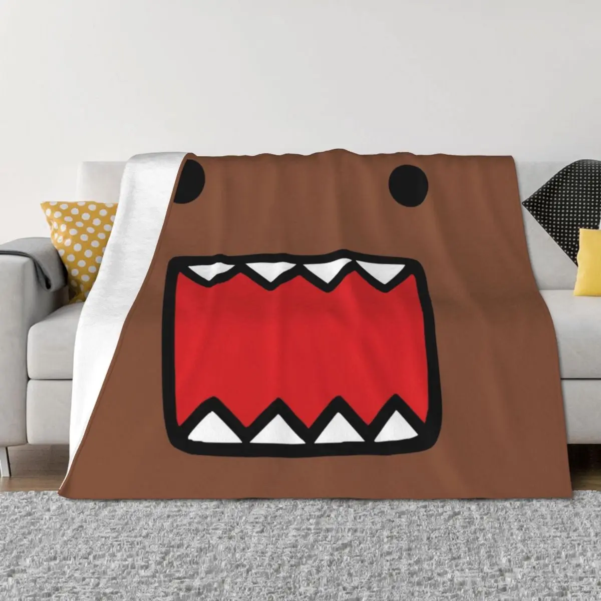 

Domo Throw Blanket Hairy Giant Sofa Luxury Designer Cute Blankets
