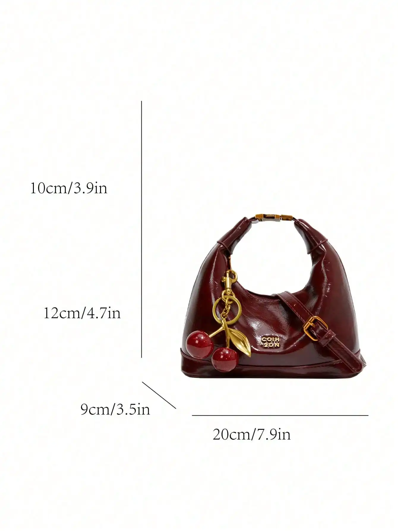 Classic Solid Color Square Handbag for Women, Trendy Stylish Purse Decorated with Cute Charm, Multi-purpose Daily Shoulder Bag, Great for Shopping Trips, Travel and Weekend Outings, Wonderful Gift for Female Friends, Perfect for Birthday, Anniversary and