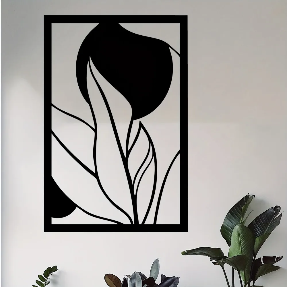 Modern Abstract Aluminum Wall Art 12x16 Inch Waterproof Powder Coated Living Room Bedroom Office Decor Rustproof Gift Ornament