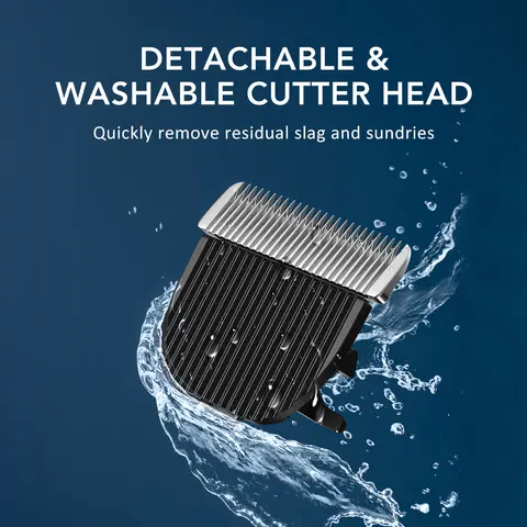 इलेक्ट्रिक हेयर ट्रिमर क्लिपर डिटैचेबल ब्लेड प्रोफेशनल हेयर कटिंग मल्टीफ़ंक्शनल मेन रेज़र बिल्ट-इन वैक्यूम क्लिपर 10 best sales बाल ट्रिमर वैक्यूम - №7