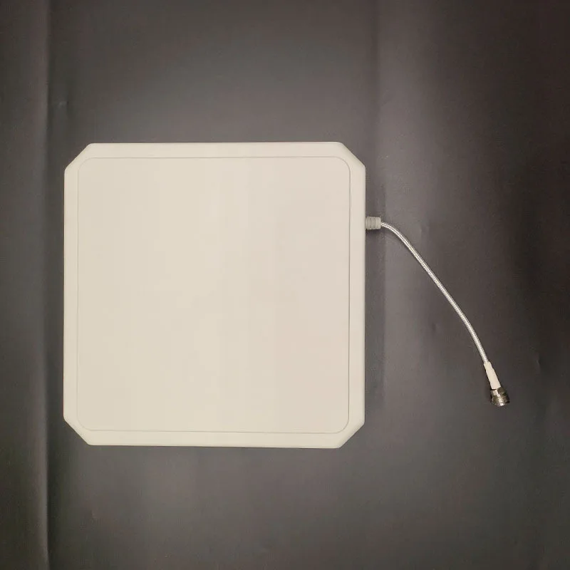 

Plate-shaped directional bridge access control attendance antenna, vertical/circularly polarized outdoor waterproof card reader