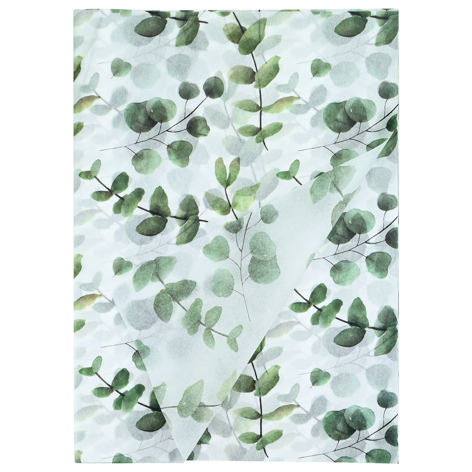 (General Goods) Pear Paper Mori Green Leaves 35x50cm 50 Sheets