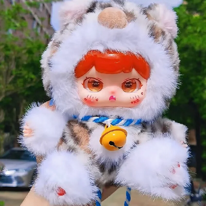 本物の Babythree 少し陰毛ラッキーベルぬいぐるみブラインドボックス Cuteornaments 女の子の誕生日プレゼントルーム装飾ぶら下げ Decorat