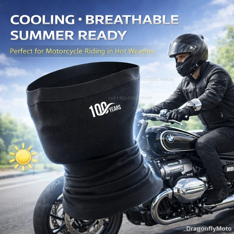

For BMW R18 1800CC 100th Motorcycle Summer Cooling Breathable Face Mask Neck Gaiter Balaclava Custom Logo