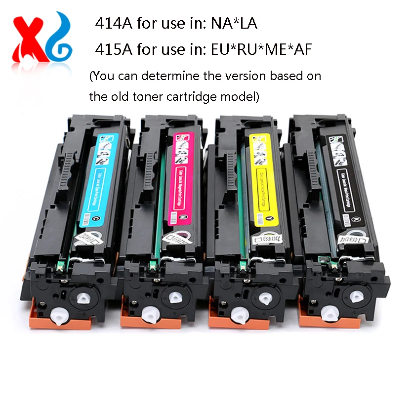 with chip 414A 415A 416A Toner Cartridge For HP Color LaserJet Pro M454dn M454dw MFP M479dw M479fdn M479fdw M454nw W2020A W2030A