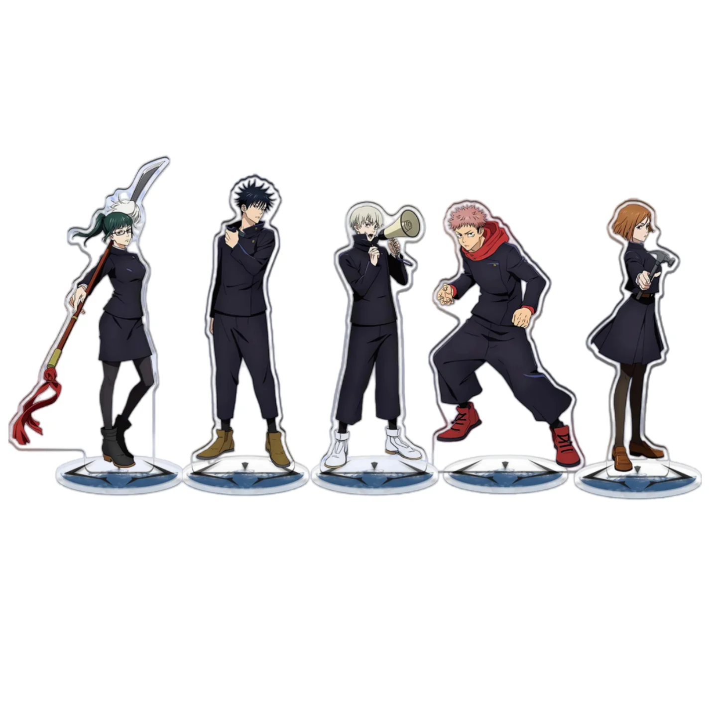 15 cm Kreative Desktop-Dekorationen: Acryl-Standfiguren für JJK Geto Suguru, Inumaki Toge, Fushiguro Megumi Charaktere