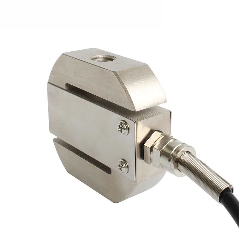 For S-type Tension Pressure Sensor 50kg with Multi-channel Transmitter Nickel-plated Waterproof Connector
