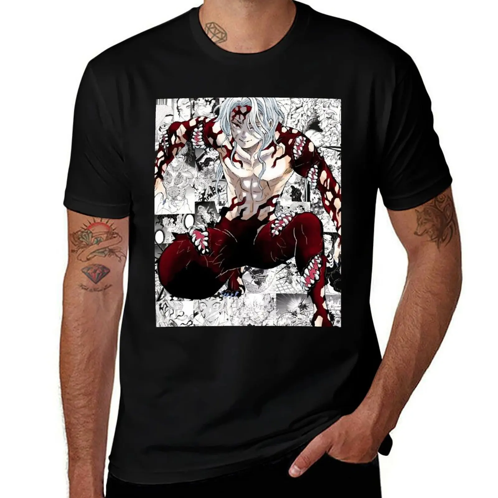 

Muzan Kibutsuji T-Shirt t shirt men 100% cotton luxury brand cotton tshirt 100% mens graphic t shirts T-shirt