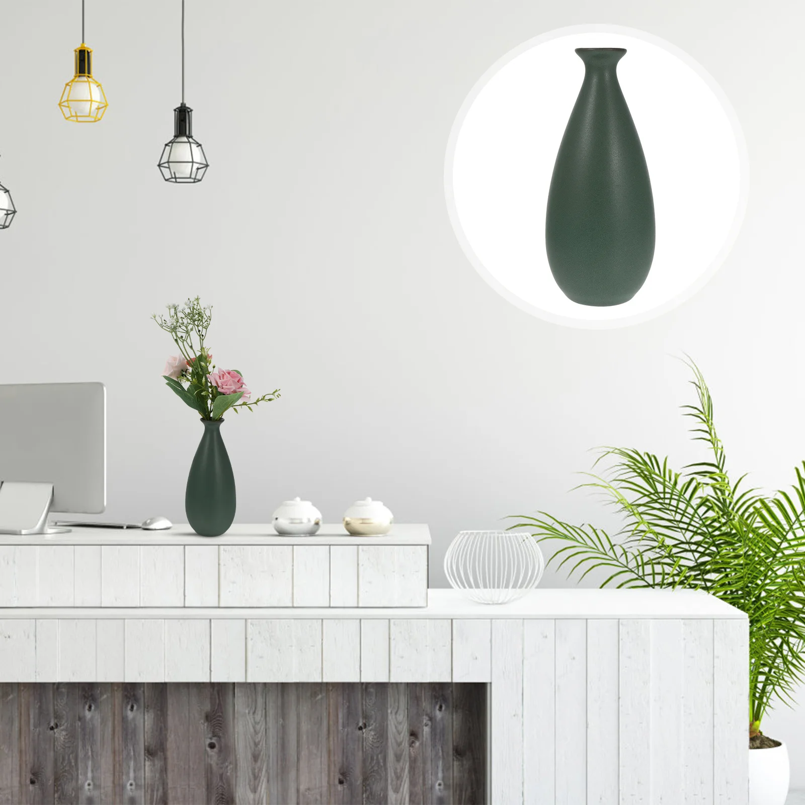 

Zen Flower Vase Ceramic Home Decoration Small Vase Desktop Plant Holder Artistic Atmosphere Gift Choice