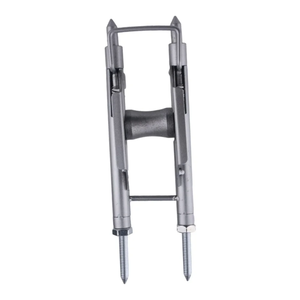 Cable Pulling Tool for Electrical Wiring Tasks with Flexible Pulleys Threaded Assistance 21x8x7.2cm Steel Silver